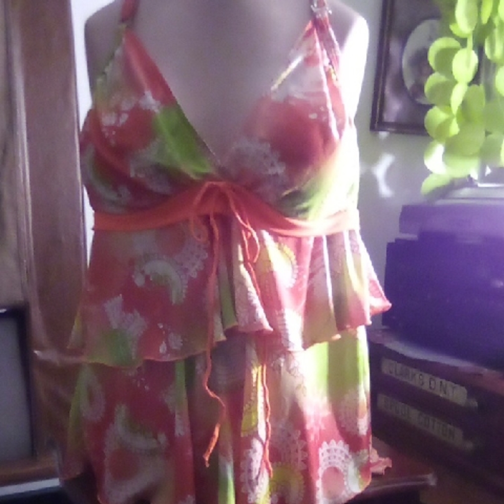 Bathing Suit Top Swimming Pool Swim Wear Size Large.